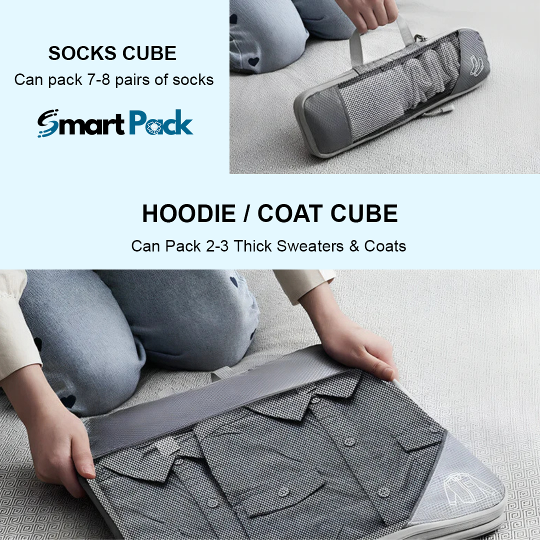 Travel Smart Compression Packing Cubes